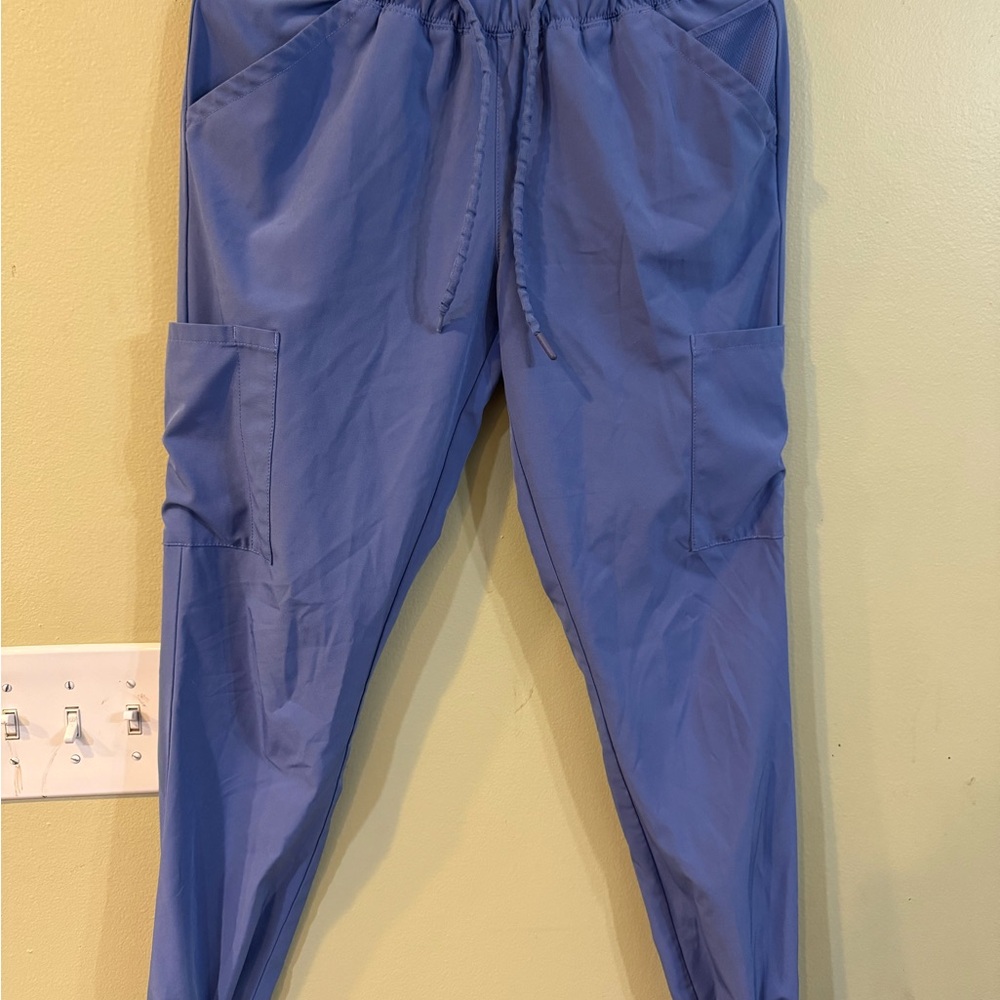 Jaanuu Women's Ceil Blue Jogger Pants